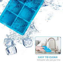Carica l'immagine nel visualizzatore di Gallery, UOON Set di 3-Stampi per Ghiaccioli in Silicone-Ghiaccio Stampo con Blu