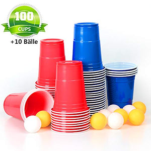 MOZOOSON Festa Tazza Bicchieri 16oz (473ml), Coppe riutilizzabili, Beer Rosso - Ilgrandebazar