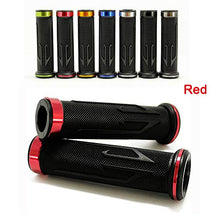 Carica l&#39;immagine nel visualizzatore di Gallery, 7/8&quot; Motociclo Manopole, Moto Manubri Alluminio Gomma per CBR Shadow Rosso - Ilgrandebazar