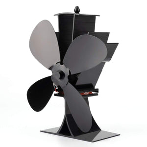 Locisne Funzionamento silenzioso Mini 4 pale Termocamino Camino Ventilatore... - Ilgrandebazar