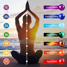 Carica l&#39;immagine nel visualizzatore di Gallery, JOXFA Naturale Genuine 7 Chakra Gemstone Uomo Donna 8mm Lava B - Ilgrandebazar