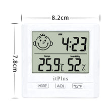 Carica l&#39;immagine nel visualizzatore di Gallery, Igrometro Termometro Digitale, Orologio da Tavolo Parete Temperatura 1 Pezzo - Ilgrandebazar