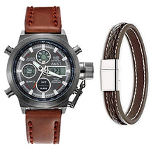 Carica l&#39;immagine nel visualizzatore di Gallery, AMST 3003 - Orologio sportivo da polso al quarzo, multifunzione, con... - Ilgrandebazar