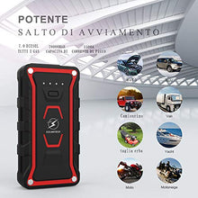Carica l&#39;immagine nel visualizzatore di Gallery, FLYLINKTECH Avviatore Emergenza per Auto- 1500A 20000mAh