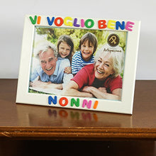 Carica l&#39;immagine nel visualizzatore di Gallery, Cornici per foto in legno con la scritta Vi Voglio Bene Nonni, da appoggiare... - Ilgrandebazar