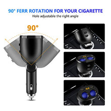 Carica l&#39;immagine nel visualizzatore di Gallery, Rocketek Caricabatteria per Auto, 80W 12V/24V USB Accendisigari Auto CCY16-EU