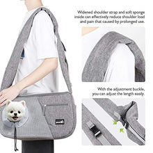 Carica l'immagine nel visualizzatore di Gallery, Pecute Borsa Trasportino per Cani Gatti, con Corda di Sicurezza Anti-Fuga,... - Ilgrandebazar