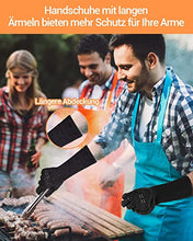 Carica l'immagine nel visualizzatore di Gallery, OUTDOUSE Guanti da barbecue, Guanti BBQ Guanti da Forno, Accessori BBQ Ingnifughi Per Griglia, Camino, Cottura Al Forno (1 Paio)