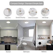 Carica l&#39;immagine nel visualizzatore di Gallery, Plafoniera LED Lampada a Soffitto Bianco Naturale 4000K 24W 2050 Lumens