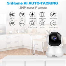 Carica l&#39;immagine nel visualizzatore di Gallery, Telecamera di Sorveglianza WiFi SriHome SH020,1296p IP...