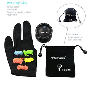 Pro Responsive Yoyo per principianti Magicyoyo V6 LOCUS SPAZIO Matt nero - Ilgrandebazar