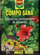 Carica l&#39;immagine nel visualizzatore di Gallery, Compo Sana TERRICCIO Universale di QUALITA&#39; in Confezione da 5 LT