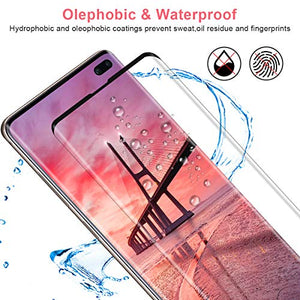 2 pezzi Vetro Temperato per Samsung Galaxy S10 Plus Pellicola Trasparente