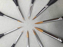 Carica l&#39;immagine nel visualizzatore di Gallery, Pennelli Acquerello,Set Pittura Per Acquerello Olio e Nail Art,10...