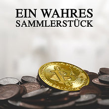 Carica l&#39;immagine nel visualizzatore di Gallery, innoGadgtes Moneta Fisica Bitcoin rivestita in Oro 24 carati. Bitcoin, - Ilgrandebazar