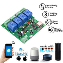 Carica l&#39;immagine nel visualizzatore di Gallery, Newgoal WiFi Relè jog momentaneo/Interruttore autobloccante Modulo Dc4-ew