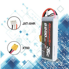 Carica l'immagine nel visualizzatore di Gallery, RoaringTop lipo Battery 2200mAh 35C 3S 11.1V with XT60 for RC Plane RC Airplane RC Helicopter RC Car/Truck RC Boat