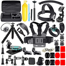 Carica l'immagine nel visualizzatore di Gallery, Soft Digits 50 in 1 Action Camera Accessori Kit per GoPro Hero 2018 50 1
