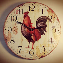Carica l&#39;immagine nel visualizzatore di Gallery, SKJIND - Orologio da parete cucina, in legno, 12&#39;&#39;