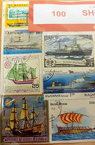 Ships of the World Stamp Collection! Boats Boat Transport Souvenir /... - Ilgrandebazar