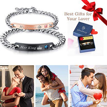 Carica l&#39;immagine nel visualizzatore di Gallery, Gkmamrg Una Coppia Uomo e Donna di Bracciali, Bracciale A