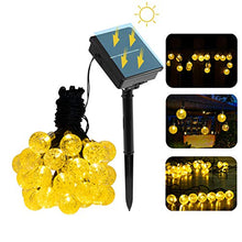 Carica l&#39;immagine nel visualizzatore di Gallery, Catena Luminosa Solare - 40 LED 8M/26.3FT Luci Decorative Bianco Caldo