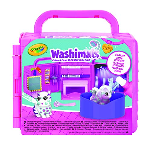 CRAYOLA Washimals Set Salone di Bellezza, per Colorare e Fare il Bagnetto ai... - Ilgrandebazar