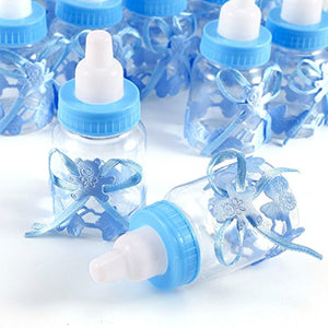JZK 24 x Azzurro blu celeste biberon bottiglia bottiglina bottigliette Blu - Ilgrandebazar