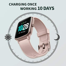 Carica l&#39;immagine nel visualizzatore di Gallery, Vigorun Smartwatch Orologio Fitness Impermeabile IP68 Uomo Donna Oro rosa