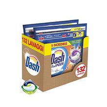 Carica l&#39;immagine nel visualizzatore di Gallery, Dash Allin1 PODS Detersivo Lavatrice in Capsule Ambra, Maxi Formato 2 x 66,...
