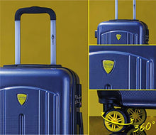 Carica l'immagine nel visualizzatore di Gallery, CABIN GO MAX 5610 - TROLLEY CARBON LOOK -Trolley rigido in MX5610, Blu/Giallo