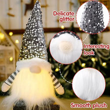 Carica l'immagine nel visualizzatore di Gallery, MOYKSRR Gnomi Natalizi Set di 3, Elfo Babbo Natale Peluche, Gnomo di Natale Decorazioni Natalizie, Gnomo Natale con LED, Decorazione Natalizia Casa per Albero Natale Tavolo Camino
