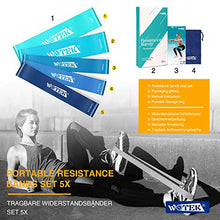Carica l&#39;immagine nel visualizzatore di Gallery, WOTEK Elastici Fitness, Bande di Resistenza Fitness con 5 Livelli di...