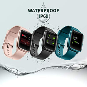 Vigorun Smartwatch Orologio Fitness Impermeabile IP68 Uomo Donna Nero - Ilgrandebazar