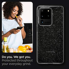 Carica l'immagine nel visualizzatore di Gallery, Spigen Cover Samsung Galaxy S20 Ultra Liquid Crystal Glitter Compatibile con Samsung Galaxy S20 Ultra Cover Custodia [5G] - Crystal Quartz