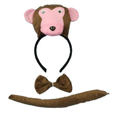 Carica l&#39;immagine nel visualizzatore di Gallery, Set Cerchietto Con Orecchie Coda E Papillon Da Lupo Per Bambini 6-10 Anni... - Ilgrandebazar