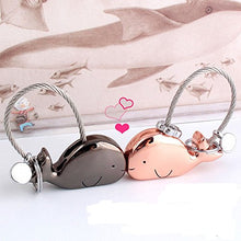 Carica l&#39;immagine nel visualizzatore di Gallery, Joykey Portachiavi Amante 1 Pair balena Forma con Bocca...