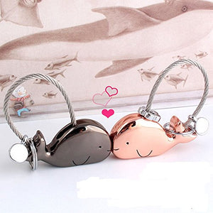 Joykey Portachiavi Amante 1 Pair balena Forma con Bocca...