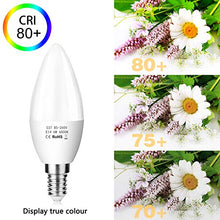 Carica l&#39;immagine nel visualizzatore di Gallery, ZIKEY Confezione da 10 Lampadina LED E14 a Candela - 6W Equivalenti 6w 6000k - Ilgrandebazar