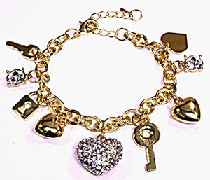 FIA MONETTI Bracciale - oro - braccialetto di fascino - in confezione... - Ilgrandebazar
