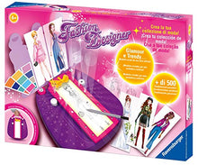 Carica l&#39;immagine nel visualizzatore di Gallery, Ravensburger - Fashion Designer, Crea la tua Collezione di Moda, Gioco Creativo per Disegnare, Bambini 6+ Anni