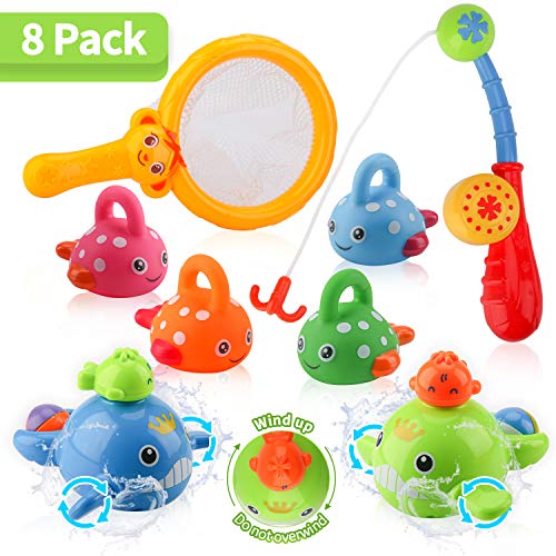 BBLIKE Giochi Bagnetto, Giocattoli da Pesca Senza Muffa con Bagno...