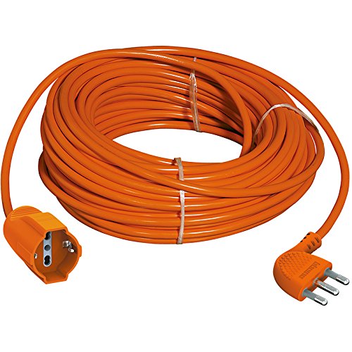 BTicino S2515X40 Prolunga Garden ad Alta Flessibilità 2P+T, con Arancione - Ilgrandebazar