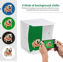 Carica l&#39;immagine nel visualizzatore di Gallery, Amzdeal Tenda Studio Light Box Fotografico 40 * 40cm Portatile Dimmerabile
