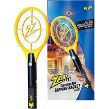 Carica l'immagine nel visualizzatore di Gallery, ZAP IT! - Racchetta Anti zanzare Ricaricabile - Uccide Mosche, zanzare ed Insetti - Ricarica USB e LED Ultra Brillante per Uso al Buio - 4000 Volt - Sicura al Tatto (Mini)