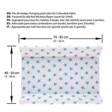 Carica l&#39;immagine nel visualizzatore di Gallery, Copri-fasciatoio spugna SPONDE, 50 cm largo. Per 2-3 SPONDE., Blue Star - Ilgrandebazar