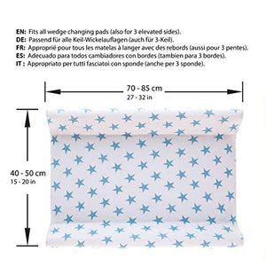 Copri-fasciatoio spugna SPONDE, 50 cm largo. Per 2-3 SPONDE., Blue Star - Ilgrandebazar
