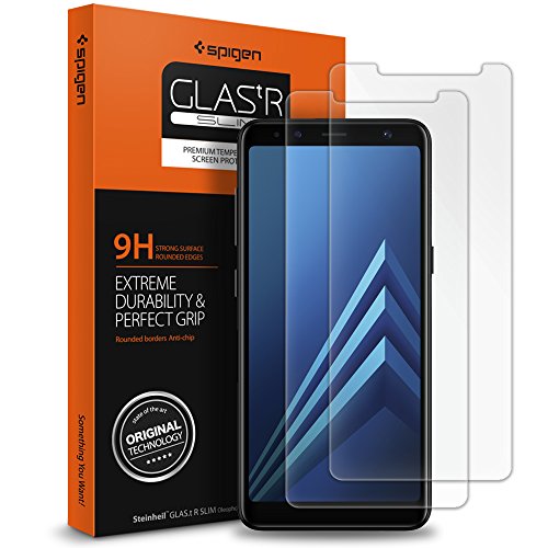 Spigen 2Pezzi, Vetro Temperato Samsung Galaxy A8 2018, proteggischermo... - Ilgrandebazar