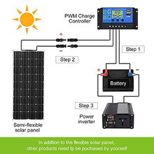Carica l'immagine nel visualizzatore di Gallery, DOKIO 4PC 100W Flessibile Pannello Solare Monocristallino Fotovoltaico 400W per Giardino Camper Tetto RV Barca