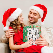 Carica l&#39;immagine nel visualizzatore di Gallery, AWCIGG 24 Pezzi Sacchetti Regalo Carta Natale Buste Regalo Pacchetti Bustine Regalo Natalizie Piccole Sacchettini Natalizi per Regali Fine Festa Bambini con 24 Adesivi